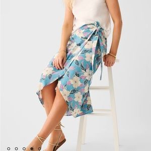 NWT Faherty Wrap Skirt